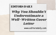 Why You Shouldn’t Underestimate a Well-Written Cover Letter