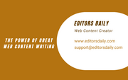 The Power of Great Web Content Writing