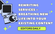 Rewriting Services – Breathing New Life Into Your Existing Content