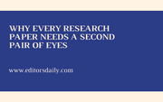Why Every Research Paper Needs a Second Pair of Eyes