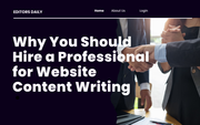 Why You Should Hire a Professional for Website Content Writing