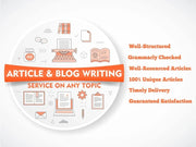 I will write engaging SEO articles and blog posts