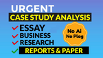 Load image into Gallery viewer, I will do case study analysis , research , data analysis , business proposal (Upto 3-pages case study)
