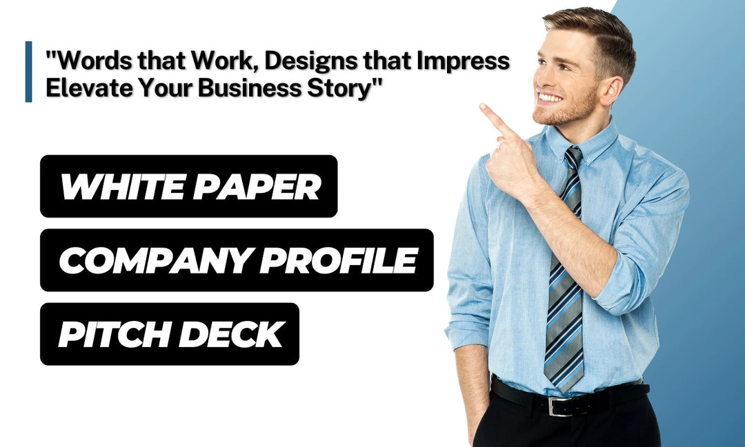 I will write and design white paper, company profiles and pitch deck (18 to 20 pages)